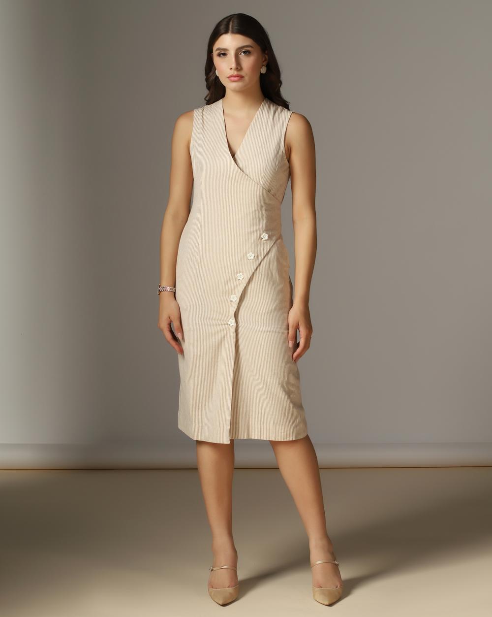 SANDSTONE WHISPER DRESS